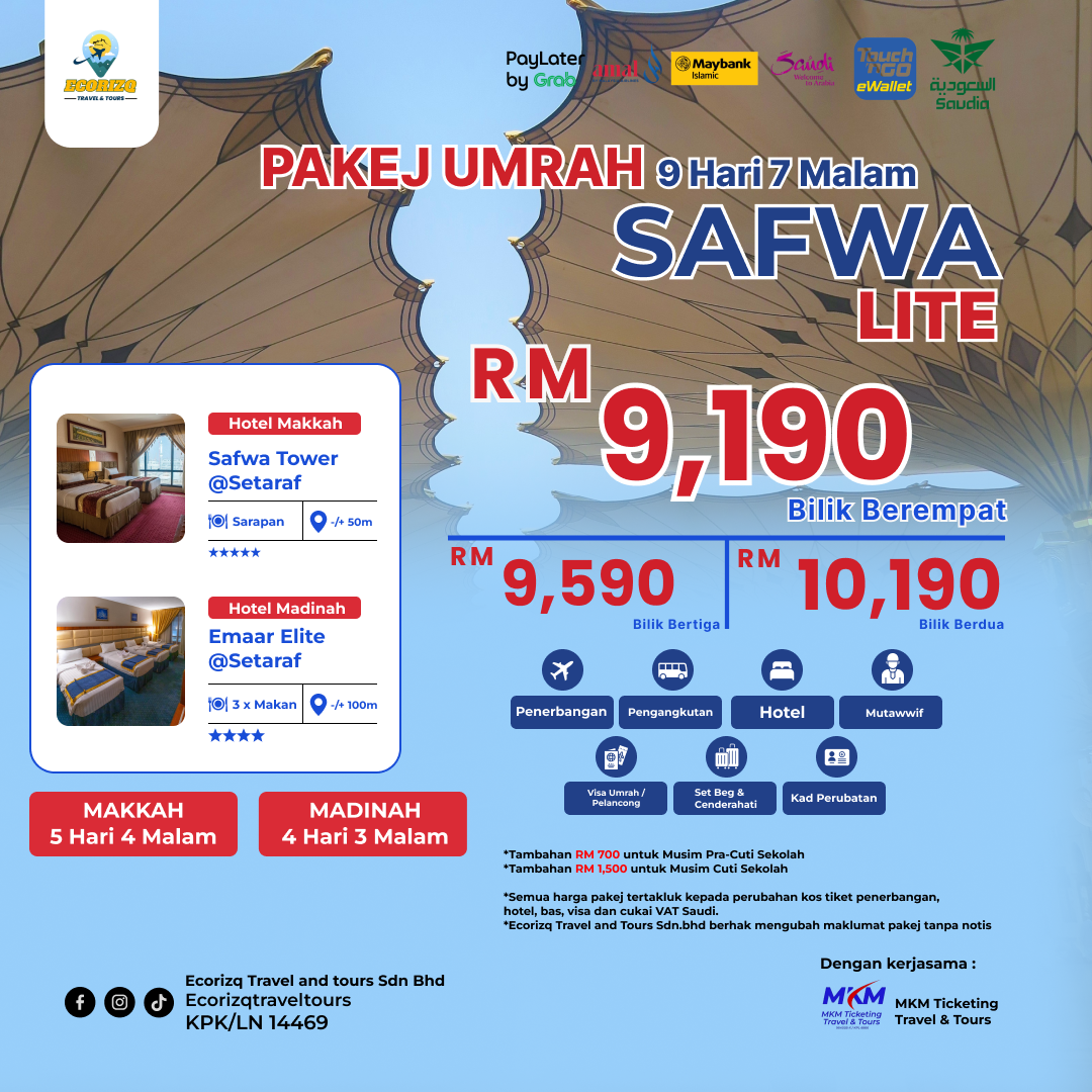 Umrah Safwa Lite Package